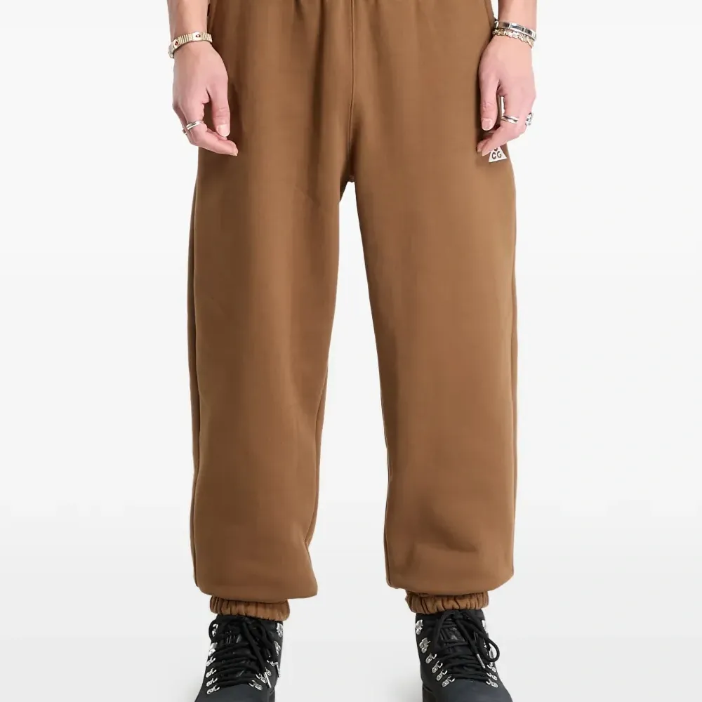 Брюки с эластичным поясом и логотипом