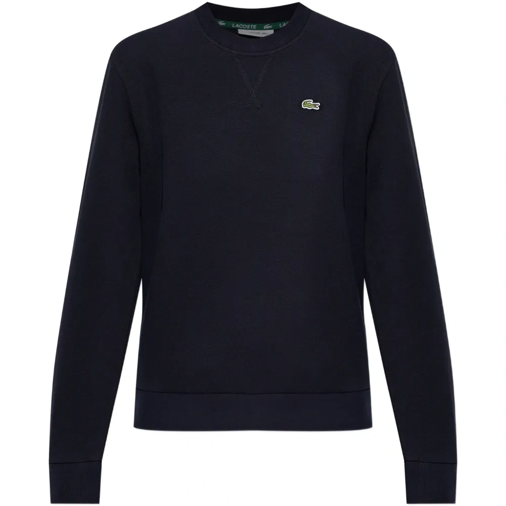 Свитшот с логотипом и круглым вырезом Свитшот с логотипом и круглым вырезом