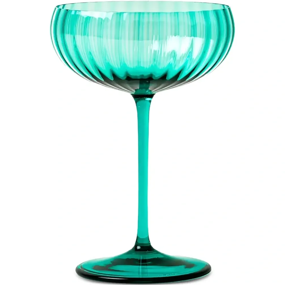 Бокал для шампанского с рифлеными деталями