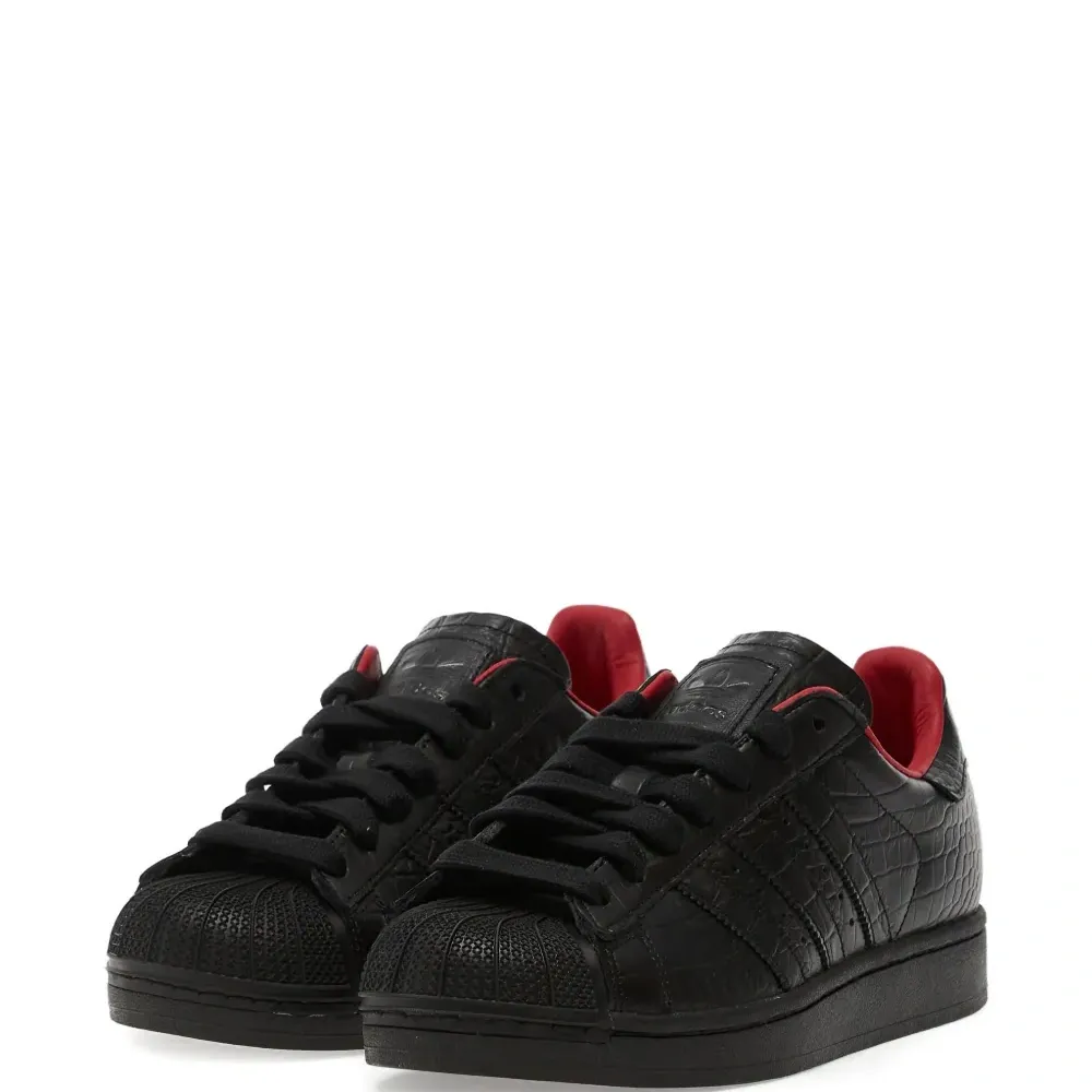Кроссовки Superstar II с эффектом крокодиловой кожи