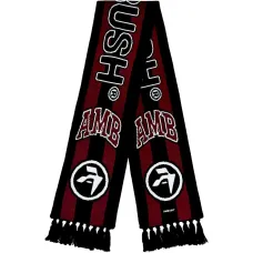 Шарф в полоску с логотипом