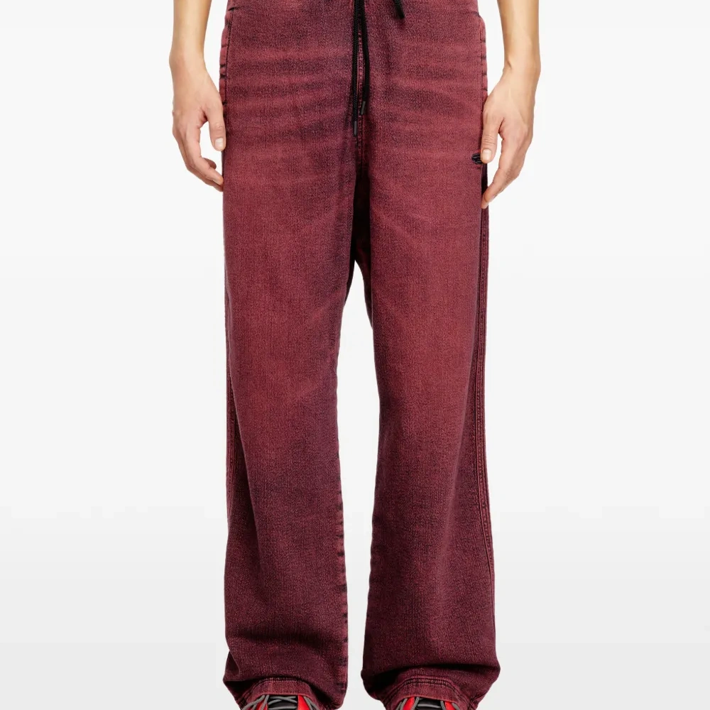 Джинсы-треники на резинке