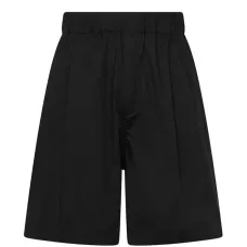 Шорты с эластичным поясом и накладными карманами Шорты с эластичным поясом и накладными карманами