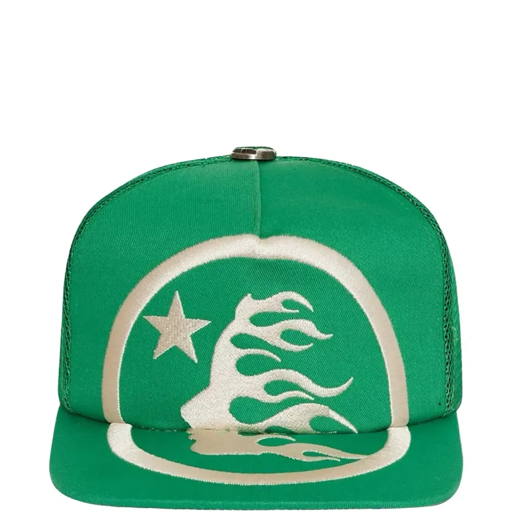 Бейсболка-тракер с логотипом и застёжкой-снэпбек