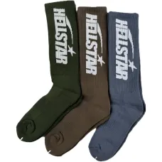 Комплект из трех пар носков с логотипом Комплект из трех пар носков с логотипом