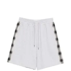 Спортивные шорты с панелями в клетку Спортивные шорты с панелями в клетку