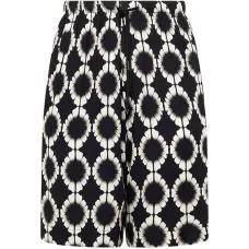 Узорные шорты на завязках