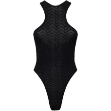 Боди без рукавов на шее-халтер