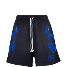 Шорты для бега с логотипом в виде пламени