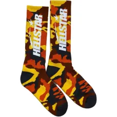 Носки с камуфляжным принтом и логотипом Носки с камуфляжным принтом и логотипом