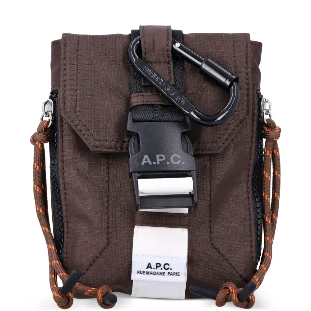 Сумка на плечо с карабином