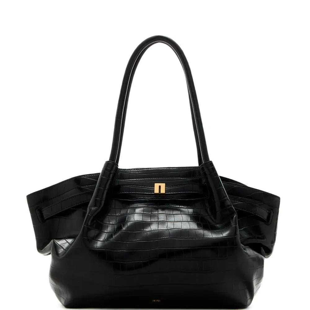 Сумка-тоут Medium Hana с тиснением под крокодила