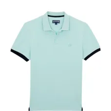 Поло с контрастной отделкой