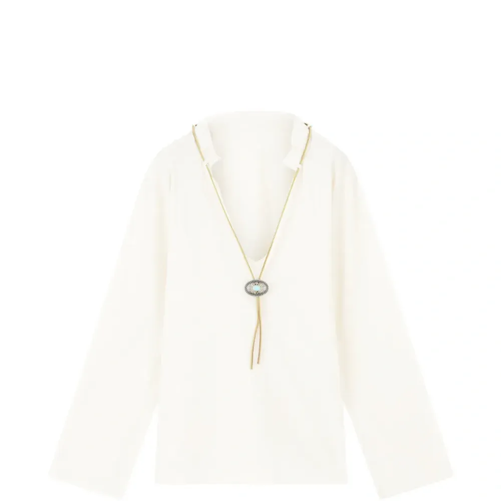 Блузка Gisele с длинными рукавами