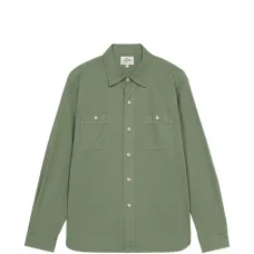 Рубашка из твила с накладными карманами Рубашка из твила с накладными карманами