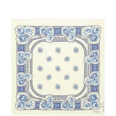 Бандана из хлопка с цветочным принтом Бандана из хлопка с цветочным принтом