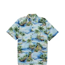 Рубашка с короткими рукавами и принтом "Аутригер" Рубашка с короткими рукавами и принтом "Аутригер"