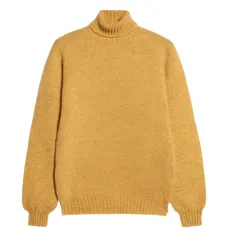 Шетландский свитер с воротником-стойкой