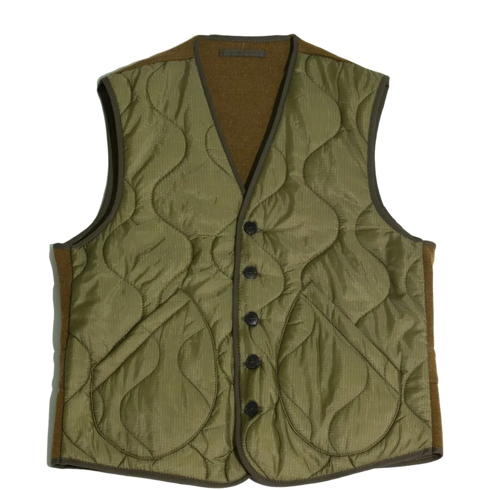 Стёганый жилет на пуговицах Squid