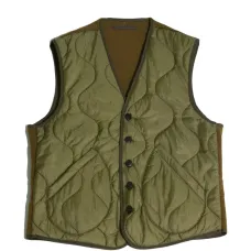 Стёганый жилет на пуговицах Squid