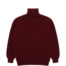 Шетландский свитер с воротником-стойкой