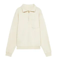 Тканый свитшот на молнии