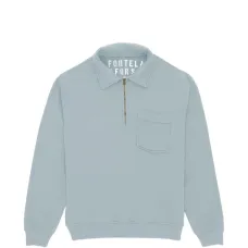 Свитшот с воротником на молнии Свитшот с воротником на молнии