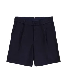 Плиссированные шорты-бермуды