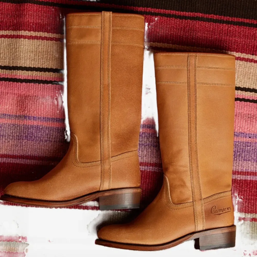 Сапоги из кожи бычка