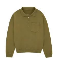 Свитшот с четверной молнией и логотипом Yale Свитшот с четверной молнией и логотипом Yale