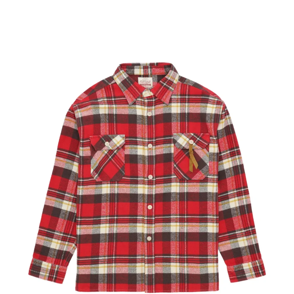 Рубашка Mescal в клетку с накладными карманами