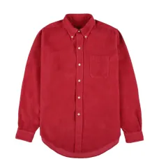 Вельветовая рубашка на пуговицах