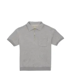 Футболка-поло Yalepm с короткими рукавами и молнией