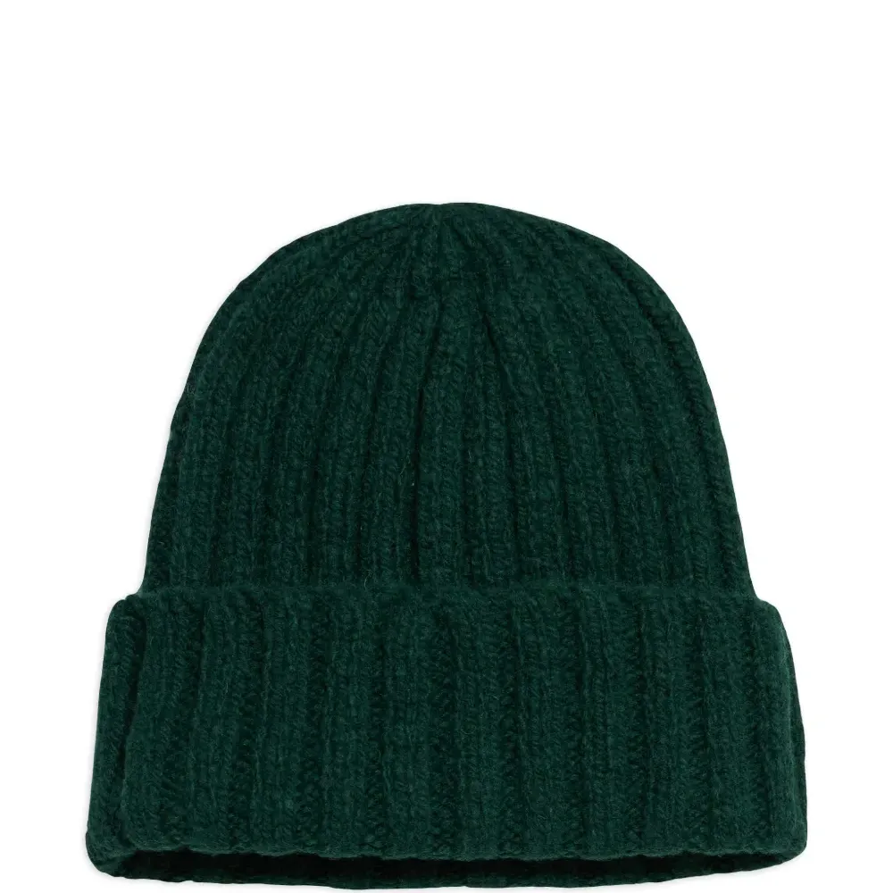 Шапка бини с подворотами