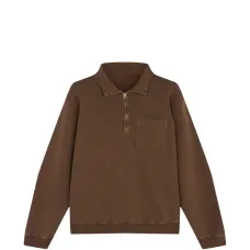 Свитшот на молнии с воротником и логотипом Yale Свитшот на молнии с воротником и логотипом Yale