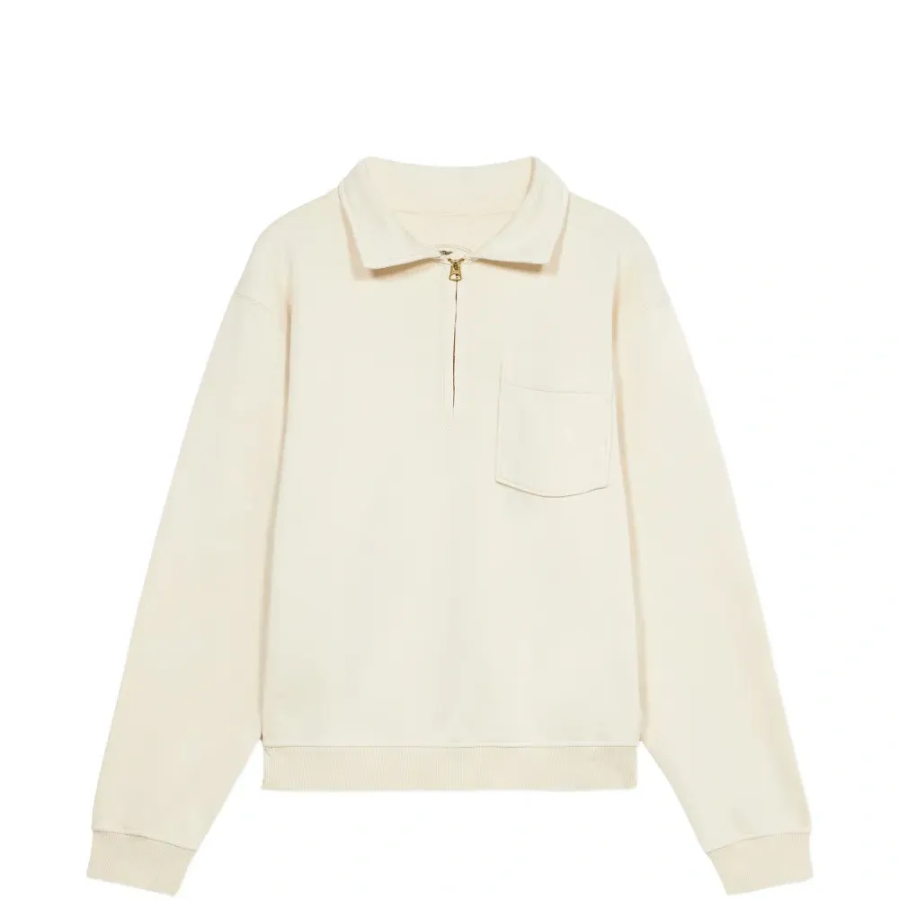 Свитер с застежкой-молнией и карманом