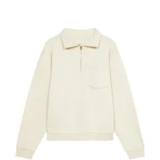 Свитер с застежкой-молнией и карманом