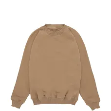 Рэглан свитшот с ребристой вязкой