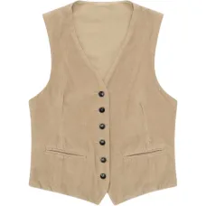 Деми однобортный жилет