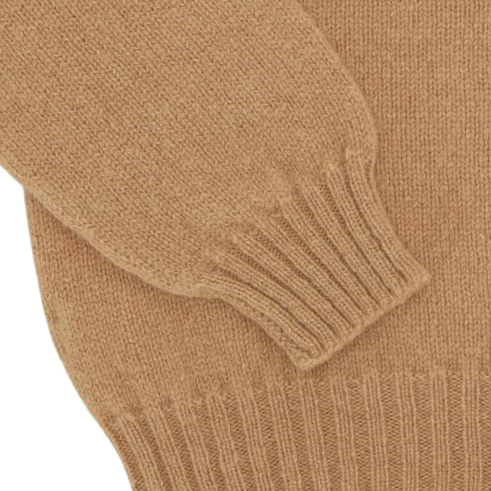 Джемпер с круглым вырезом из шетландской шерсти