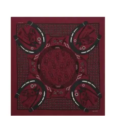 Шарф с мотивом лошадей