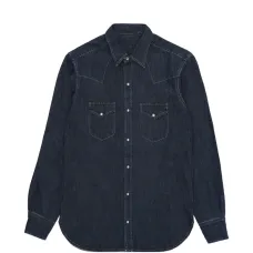 Джинсовая рубашка с нагрудными карманами