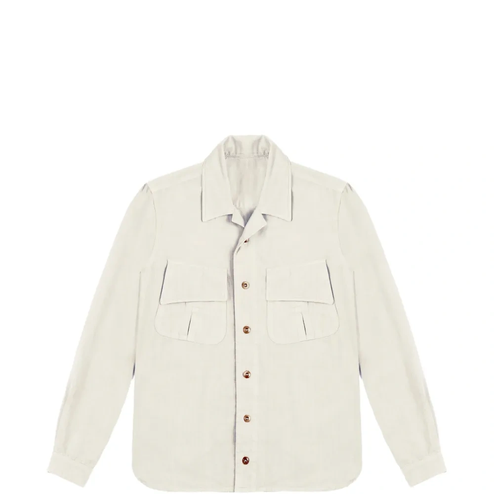 Рубашка Meckongt с клапанами на карманах