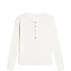 Футболка с длинными рукавами и пуговицами Coralie