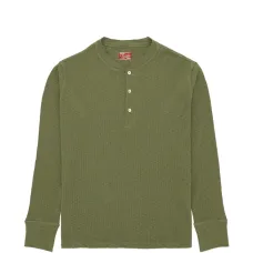 Амисская футболка Хенли в вафельную вязку Амисская футболка Хенли в вафельную вязку