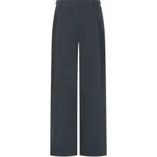 Брюки с отделкой защипами