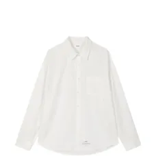 Хлопковая рубашка с одним карманом