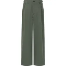 Брюки с отделкой защипами