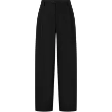 Брюки с отделкой защипами