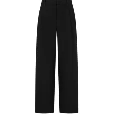 Брюки с отделкой защипами